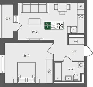 103,3 м², 3-комнатная квартира 13 300 000 ₽ - изображение 85