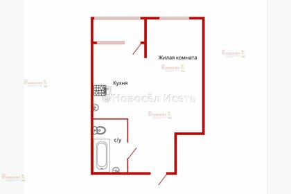 34 м², 1-комнатная квартира 4 500 000 ₽ - изображение 35