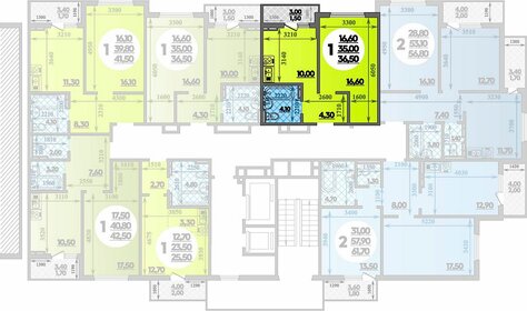 36,8 м², 1-комнатная квартира 5 700 000 ₽ - изображение 39