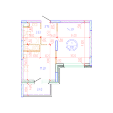 Квартира 37,1 м², 1-комнатная - изображение 2