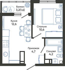 36,6 м², 1-комнатная квартира 7 347 450 ₽ - изображение 46