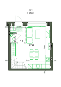 Квартира 92,3 м², 4-комнатная - изображение 1