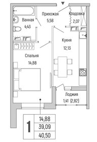 36 м², 2-комнатная квартира 6 900 000 ₽ - изображение 23