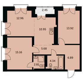 Квартира 74,2 м², 3-комнатная - изображение 1