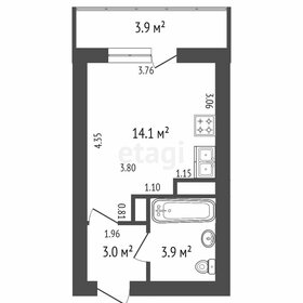 Квартира 21 м², студия - изображение 1