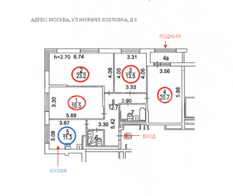 115 м², 4-комнатная квартира 32 000 000 ₽ - изображение 60