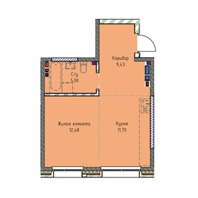 15,3 м², 1-комнатная квартира 3 000 000 ₽ - изображение 79