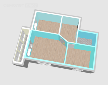 65,4 м², 2-комнатная квартира 2 950 000 ₽ - изображение 70