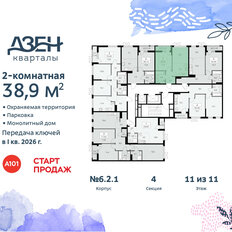 Квартира 38,9 м², 2-комнатная - изображение 4