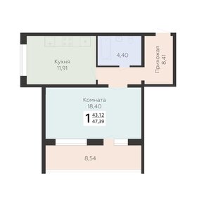 54 м², 3-комнатная квартира 3 450 000 ₽ - изображение 103