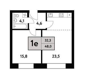 46,7 м², 2-комнатная квартира 19 086 290 ₽ - изображение 39