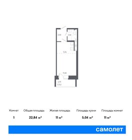 Квартира 34,3 м², 1-комнатная - изображение 1