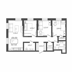 Квартира 80 м², 4-комнатная - изображение 1