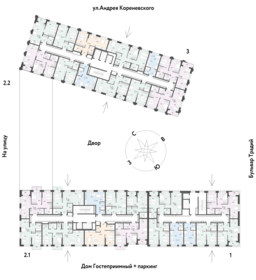 61,1 м², 3-комнатная квартира 7 390 000 ₽ - изображение 69