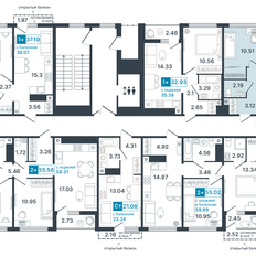 Квартира 57,7 м², 2-комнатная - изображение 3