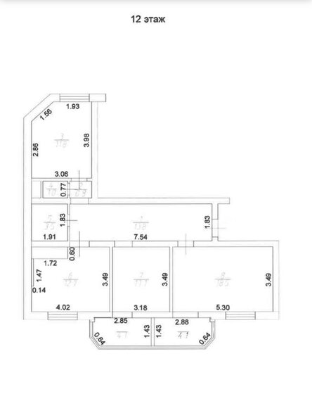 81 м², 3-комнатная квартира 14 500 000 ₽ - изображение 1