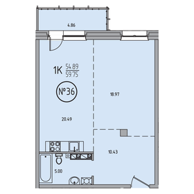 81,4 м², 3-комнатная квартира 11 990 000 ₽ - изображение 61