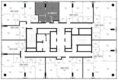 42 м², 1-комнатные апартаменты 25 750 000 ₽ - изображение 102