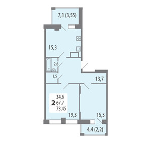 26 м², 1-комнатная квартира 1 799 000 ₽ - изображение 57