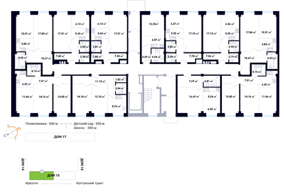 48,3 м², 2-комнатная квартира 5 420 450 ₽ - изображение 58