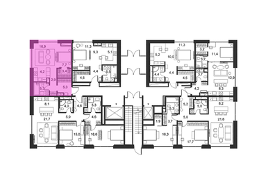 40,2 м², апартаменты-студия 91 550 000 ₽ - изображение 7