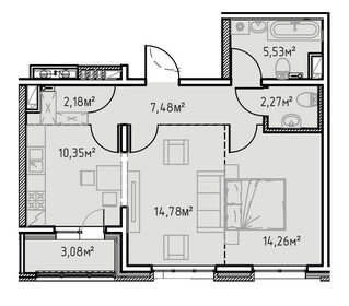 170 м², 5-комнатная квартира 10 800 000 ₽ - изображение 36