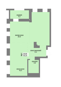 57,5 м², 2-комнатная квартира 10 999 000 ₽ - изображение 118