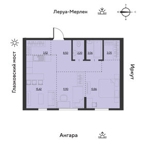 59,4 м², 3-комнатная квартира 8 094 366 ₽ - изображение 20