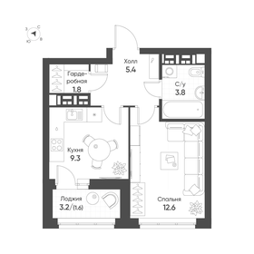 35,1 м², 1-комнатная квартира 4 750 000 ₽ - изображение 119