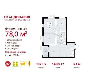 78,2 м², 4-комнатная квартира 20 021 848 ₽ - изображение 18