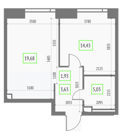 48,3 м², 2-комнатная квартира 16 000 000 ₽ - изображение 123