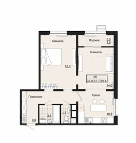 29 м², 1-комнатная квартира 5 840 000 ₽ - изображение 48