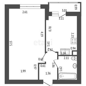 Квартира 28 м², 1-комнатная - изображение 2