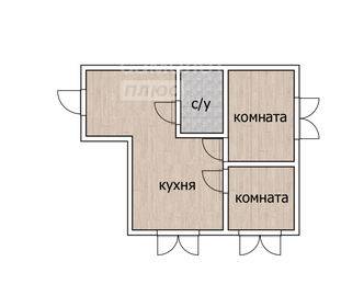 Квартира 35,7 м², 2-комнатная - изображение 1