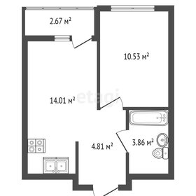 Квартира 36 м², 1-комнатная - изображение 2