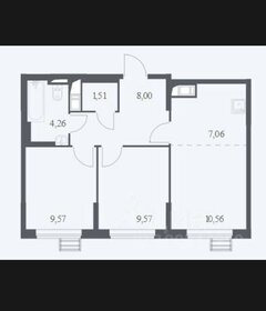 Квартира 50 м², 3-комнатная - изображение 1