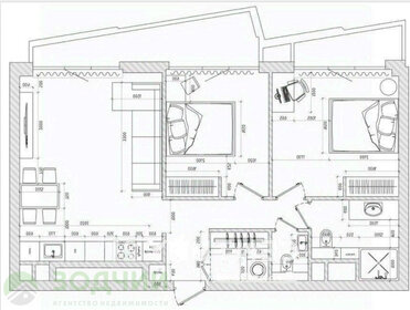 Квартира 74 м², 2-комнатная - изображение 1