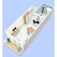 Квартира 25,5 м², студия - изображение 4
