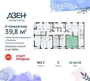 35,9 м², 2-комнатная квартира 10 618 255 ₽ - изображение 41