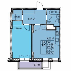 43,8 м², 1-комнатная квартира 8 060 000 ₽ - изображение 64