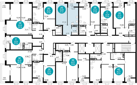 41 м², 2-комнатная квартира 8 600 000 ₽ - изображение 106