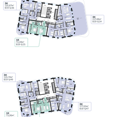 Квартира 135,9 м², 3-комнатная - изображение 2