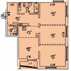 Квартира 79,3 м², 4-комнатная - изображение 2