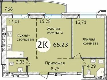 65,6 м², 2-комнатная квартира 12 290 000 ₽ - изображение 70