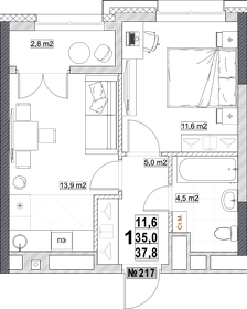 31,9 м², 1-комнатная квартира 5 100 000 ₽ - изображение 53