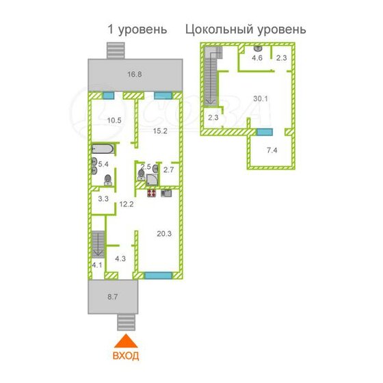 102 м², квартира-студия 14 700 000 ₽ - изображение 1