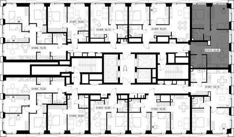 Квартира 62 м², 2-комнатная - изображение 2