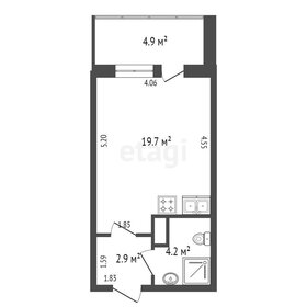 Квартира 26,8 м², студия - изображение 2