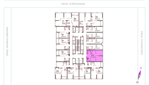 Квартира 51,8 м², 2-комнатная - изображение 2