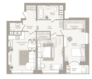 38,6 м², 1-комнатная квартира 5 300 000 ₽ - изображение 29